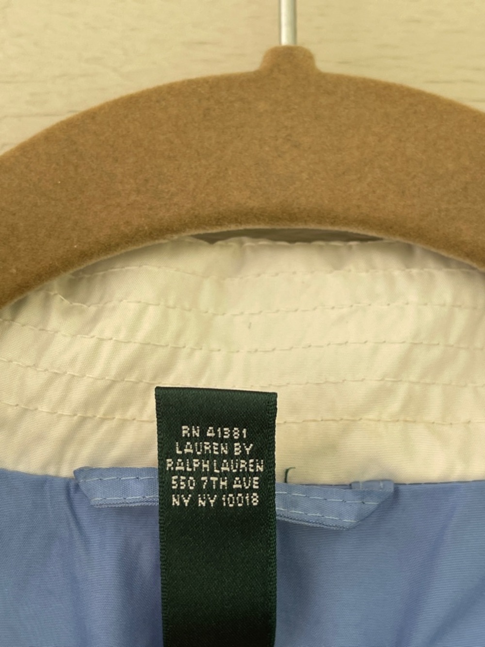 Lauren-Ralph Lauren Active Light Weight Blue Jacket Size Large - Picture 7 of 10